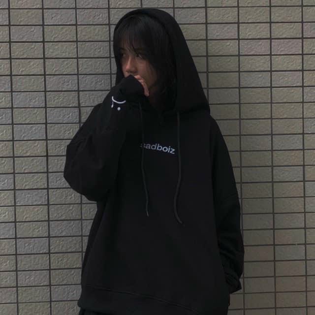 Áo Hoodie Sadboiz - Khoác Nỉ Ngoại Unisex Kiểu Hàn Quốc Đẹp - FREESHIP ĐẸP -Chống Nắng Nam Nữ Có Nón Mũ 2 Lớ