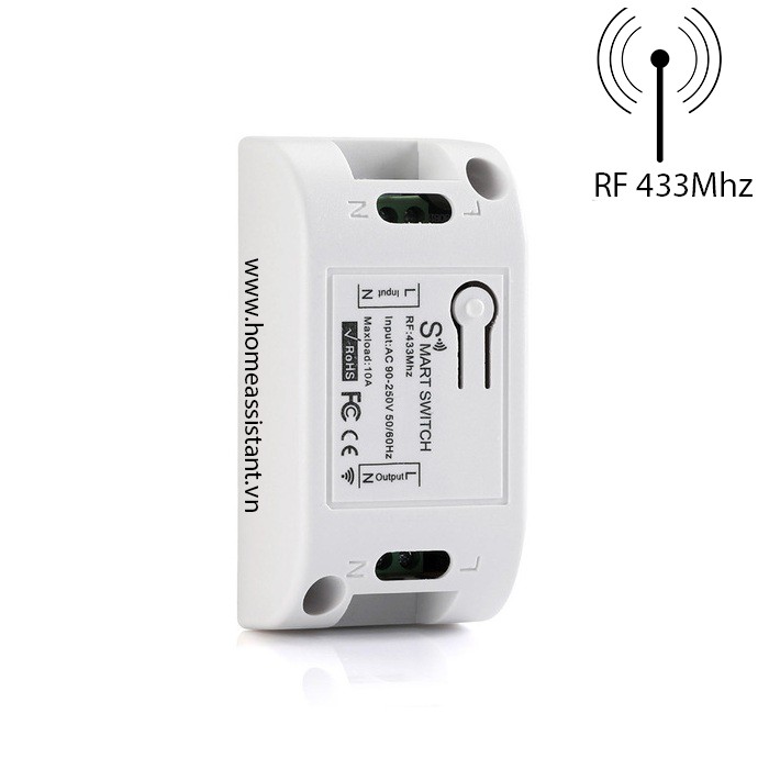 Công Tắc Điều Khiển Từ Xa Sóng RF 433Mhz RF01