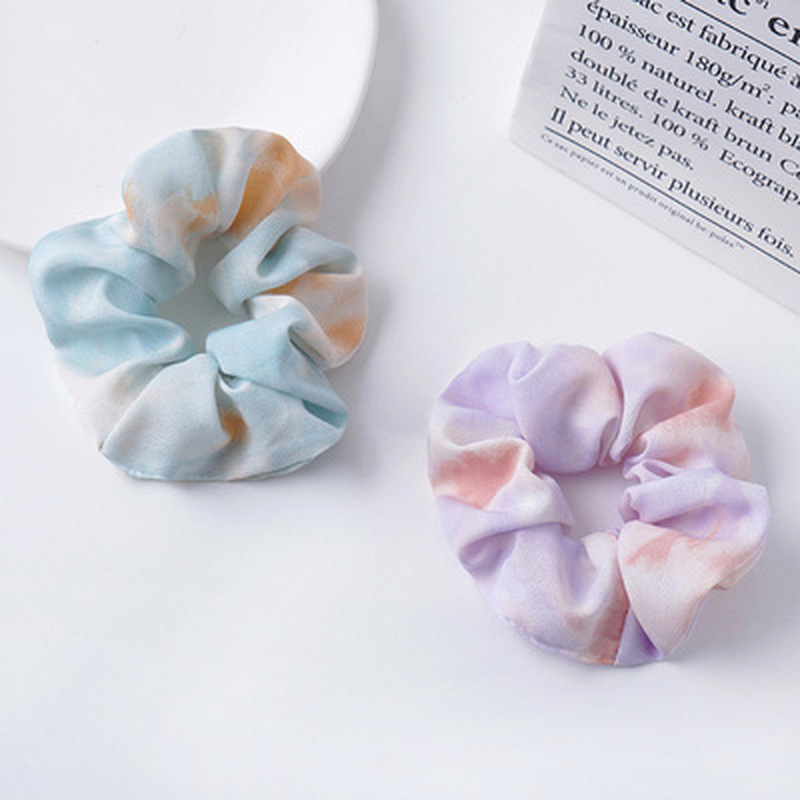 Dây buộc tóc Tie Dye Gradient đơn giản