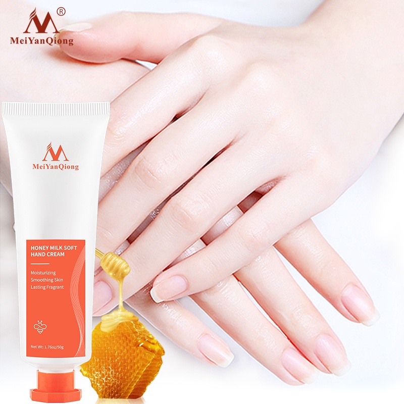 Set 3 Kem Dưỡng Da Tay Meiyanqiong Từ Sữa Mật Ong Chống Lão Hóa Giúp Dưỡng Ẩm Da Mềm Mại 50g