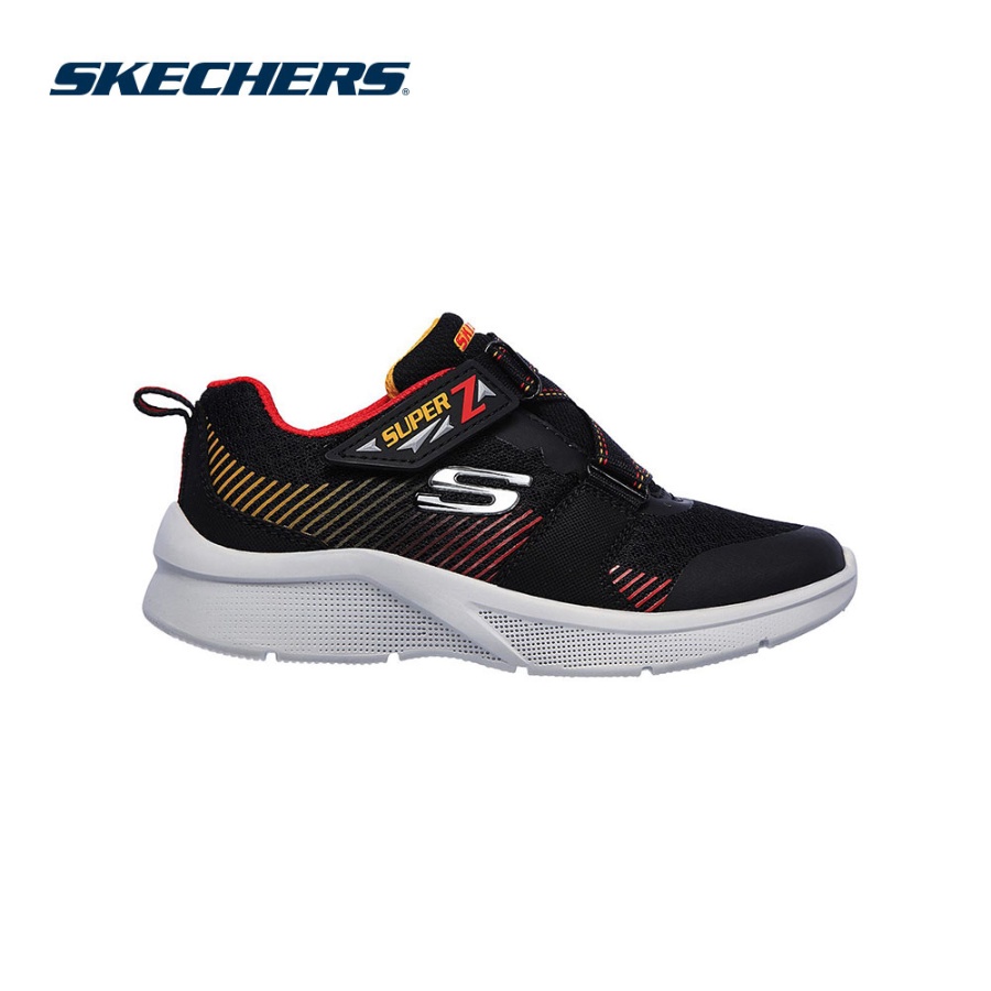 Giày sneaker bé trai Skechers Microspec - 97536L-BKRD