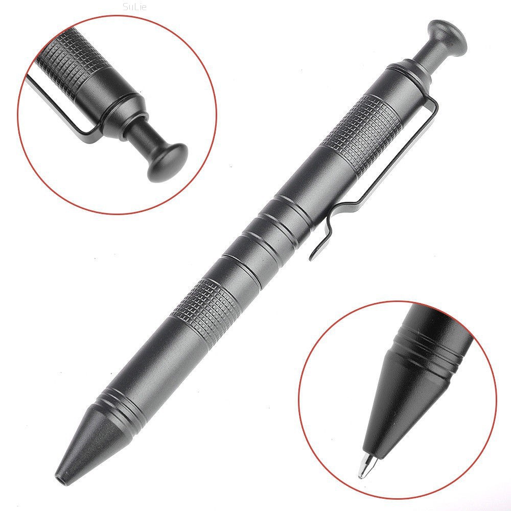 Bút hợp kim nhôm ấn ngòi dùng ngòi Parker 0.7mm