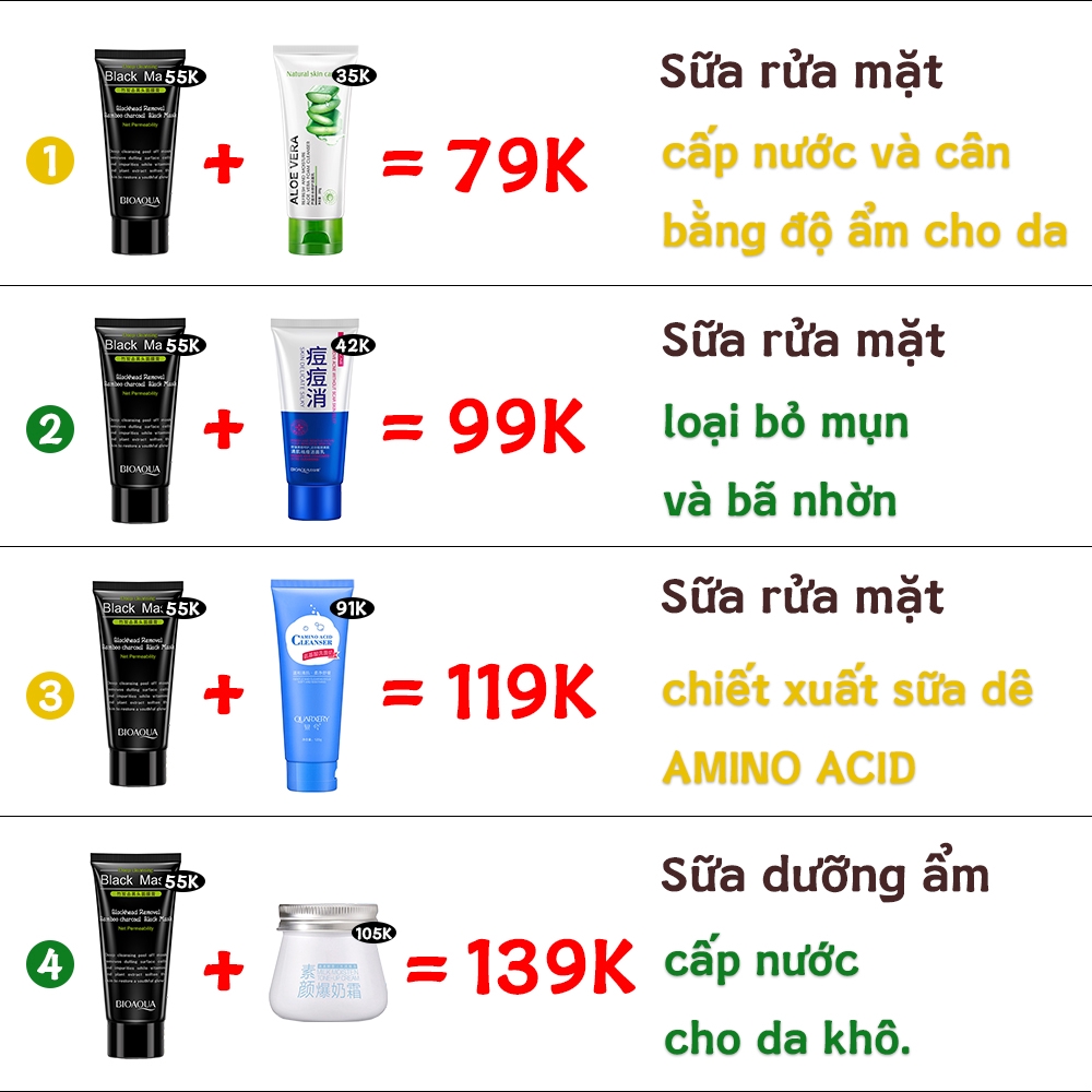 (Chuẩn nội địa) Gel lột mụn cám, mụn đầu đen, thải độc chì, sạch mụn, sáng da | BigBuy360 - bigbuy360.vn
