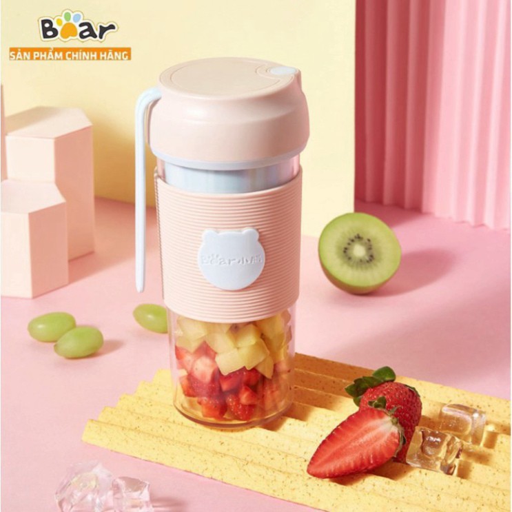 [ CHÍNH HÃNG] Máy Xay Sinh Tố Mini Bear LLJ-B03C1, Máy Xay Cầm Tay Kết hợp Bình Đựng Sinh Tố, Máy Xay Thịt Máy Xay Mini