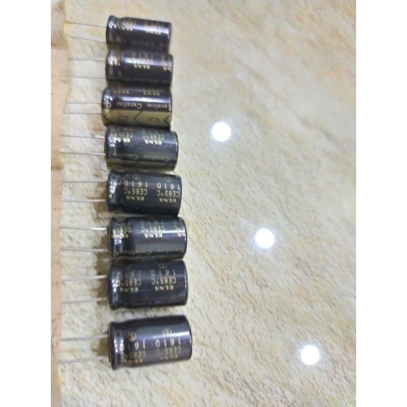 Tụ elnacerafine 47uf/50 chính hãng lưu kho. cho các bác thoát Cathode, độ CD...
