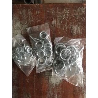 10 cái Vít khoen hàn tròn treo ( móc ) màng