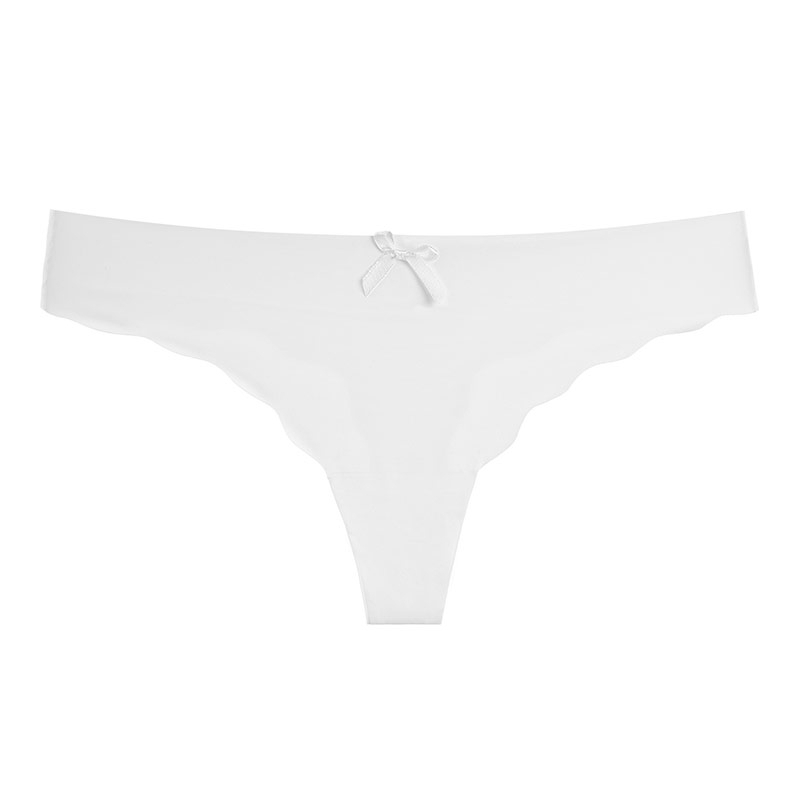 AOFEIQIKE Quần lót lọt khe vải lụa không viền đũng quần hút ẩm cho nữ S-XXL