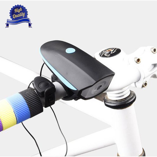 Đèn chuông xe đạp chống nước siêu sáng KÈM SẠC PIN cao cấp