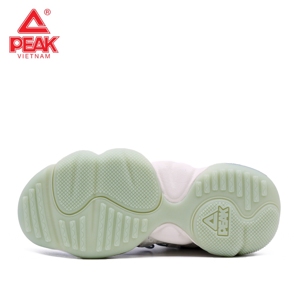 Giày Bóng Rổ Thời Trang Thể Thao PEAK Taichi Colorful 6371 E13757E  Xanh Lá Trắng