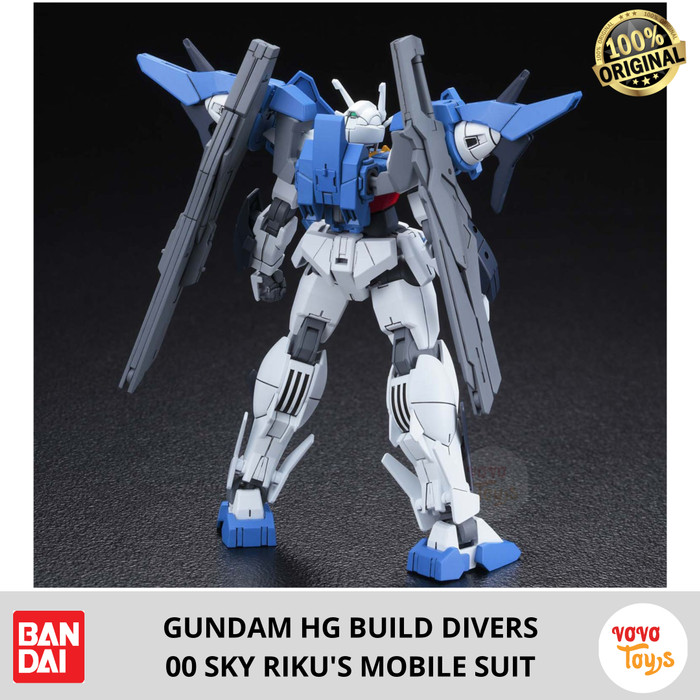Mô Hình Lắp Ráp Bandai Hgbd Gundam 1 / 144 Oo 00 Sky Riku Mobile Suit Build Divers