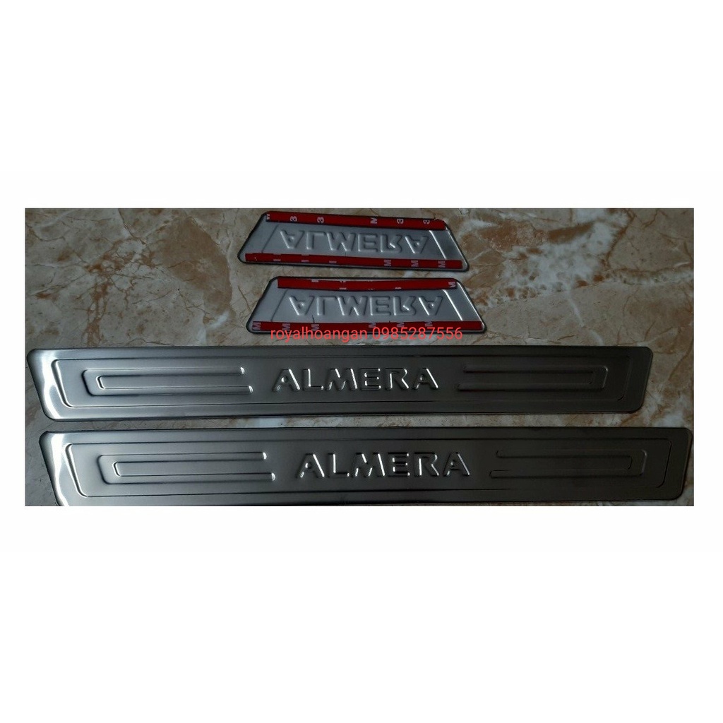 almera, ốp bậc trong ngoài nissan almera