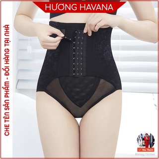 Quần gen bụng HAVANA cạp cao có móc cài, giảm mỡ, giảm eo FLQ20