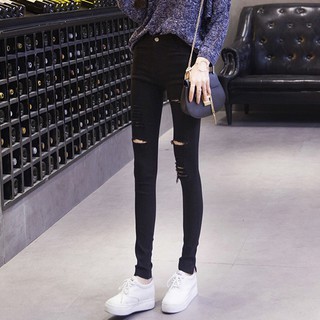 Quần Legging Rách Plus Size Cho Nữ