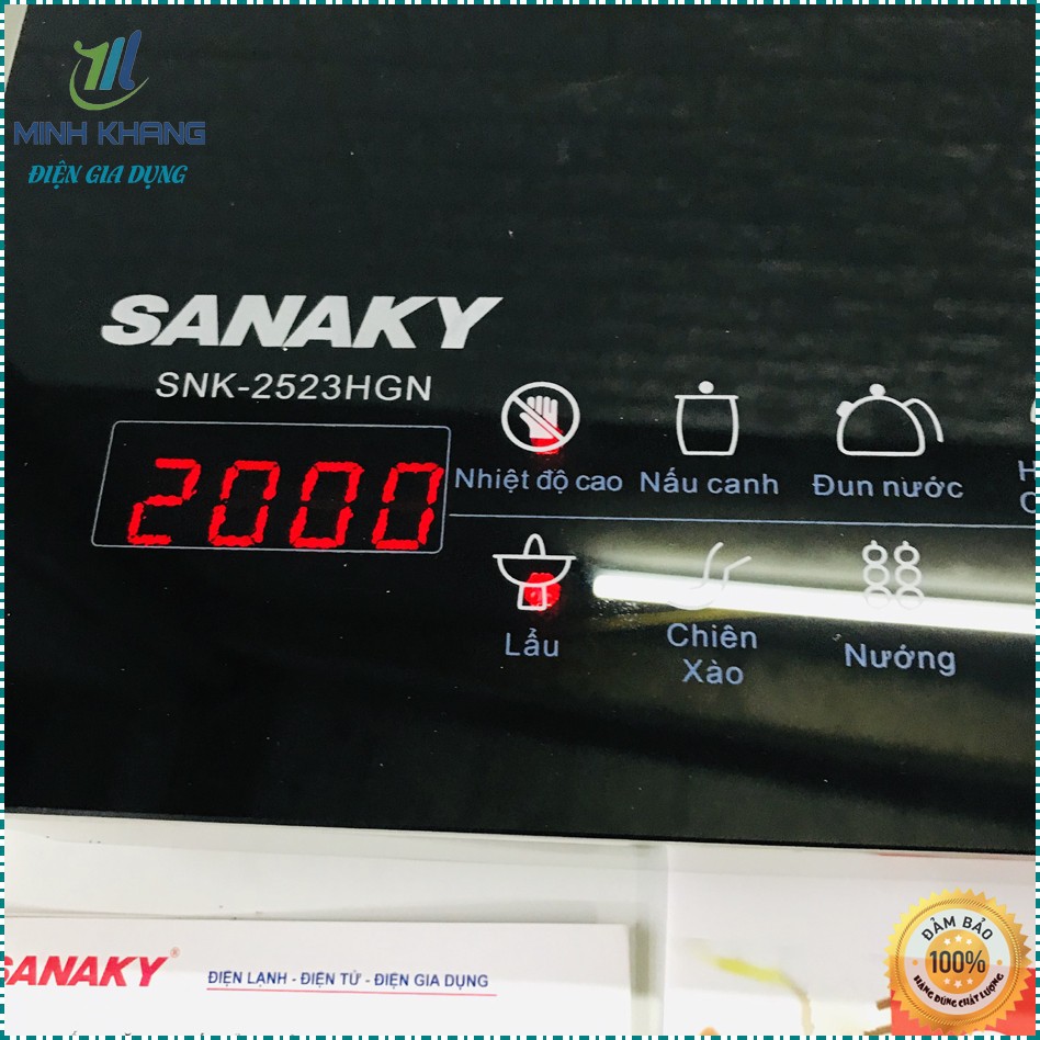 Bảo Hành 12Tháng Bếp hồng ngoại cảm ứng Sanaky SNK 2523 HGN Hàng chính hãng