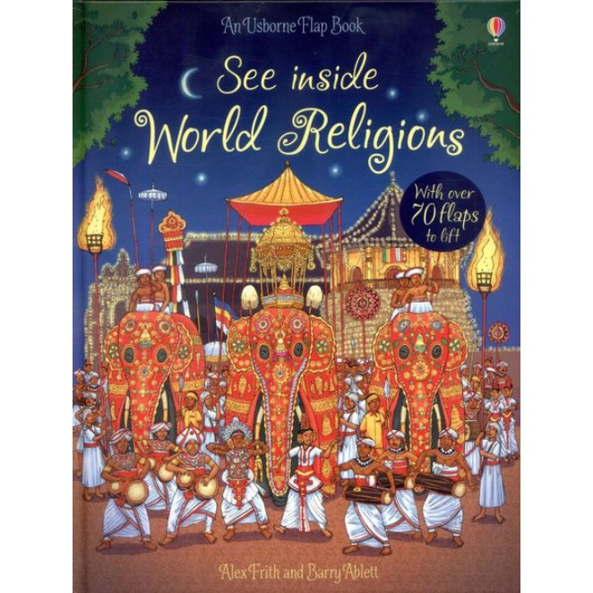 Sách Usborne - Tương tác lật mở: See inside World Religion