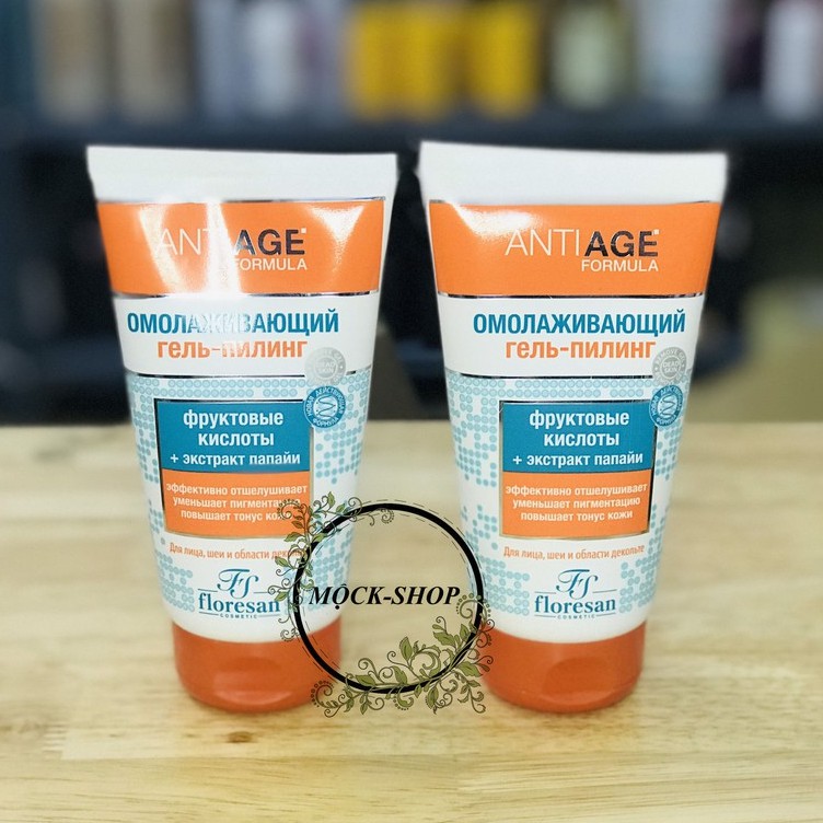 GEL LỘT DA TRẺ HÓA VỚI AXIT TRÁI CÂY RLORESAN, 150 ML