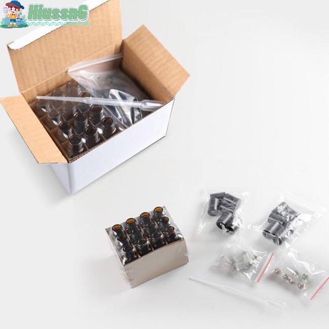 Bộ 12 Lọ Kính Rỗng 5ml Có Con Lăn Đựng Tinh Dầu Tiện Dụng