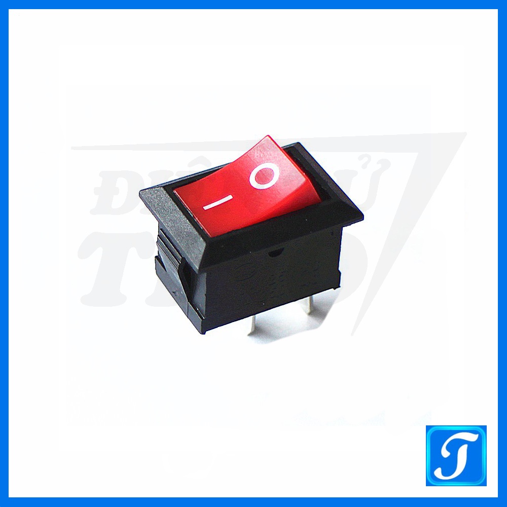 Công tắc bập bênh 6A 250V 21x22x15mm KCD1-101 KCD1-102 tùy chọn