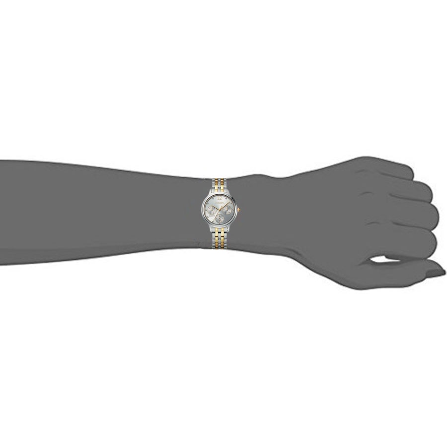 Đồng Hồ Nữ Citizen Đính Đá Swarovski Dây Thép Không Gỉ ED8184-51A - Mặt Trắng