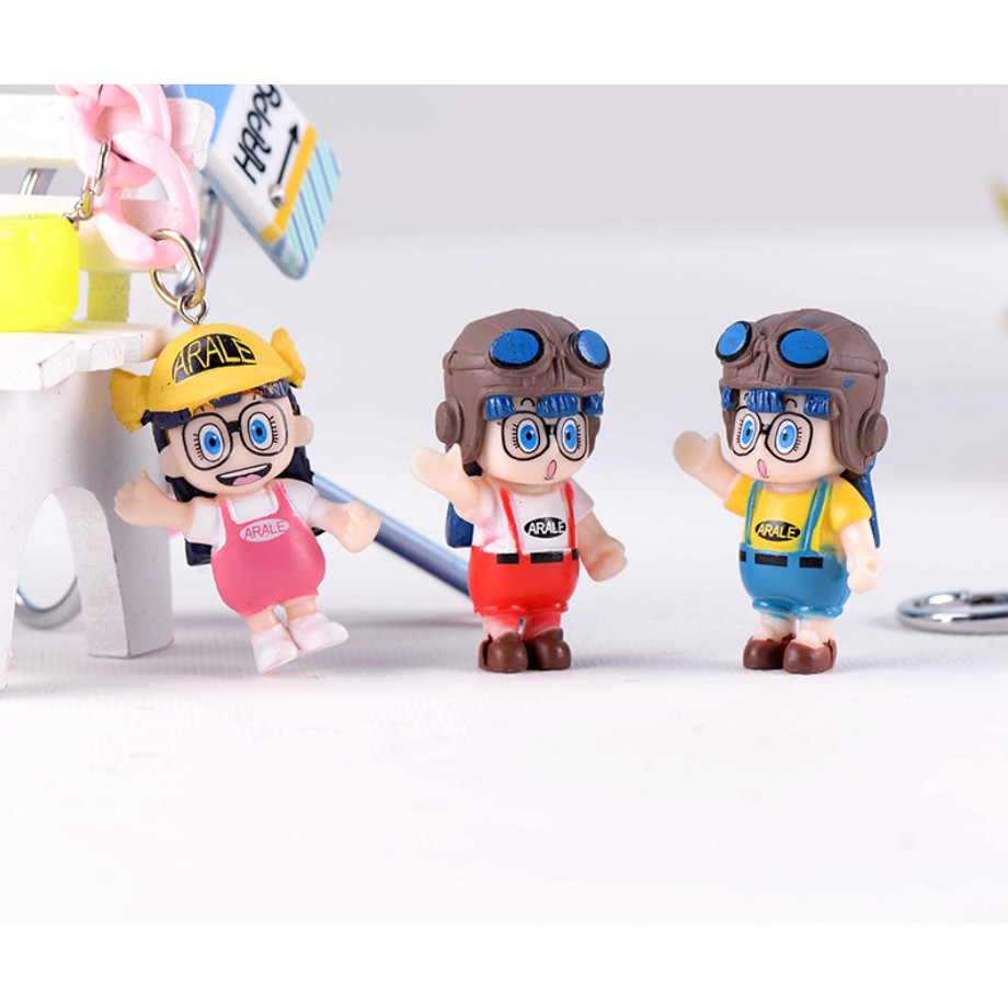 Mô hình Arale siêu cute cho các bạn trang trí tiểu cảnh, chế móc chìa khóa DIY