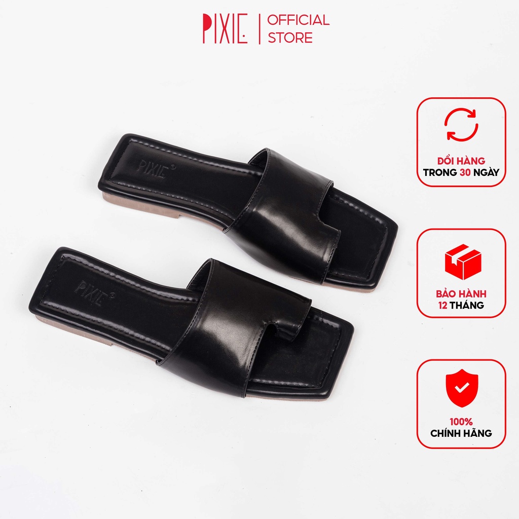 Dép Nữ Bệt Bản Ngang Xỏ Ngón Pixie X938