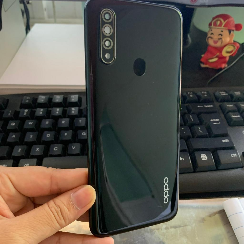 Vỏ lưng oppo A31-2020 ZIN CÓ NÚT BẤN KÍNH CAM