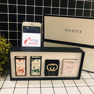 [Cực Hot]Set Nước Hoa Mini Gucci Cho Nữ (4 chai 5ml) Chính Hãng