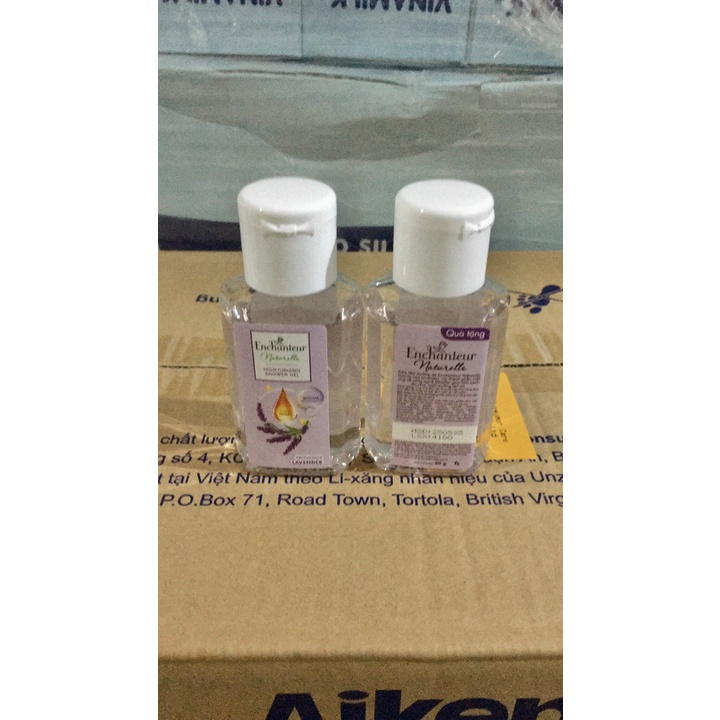 Sữa tắm cao cấp dưỡng da du lịch Enchauteur 60g hương Lavender