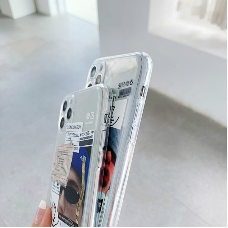 Ốp điện thoại mềm phong cách retro sáng tạo cho Iphone 11 PRO MAX X XS MAX Xr 8/SE2 7plus | BigBuy360 - bigbuy360.vn