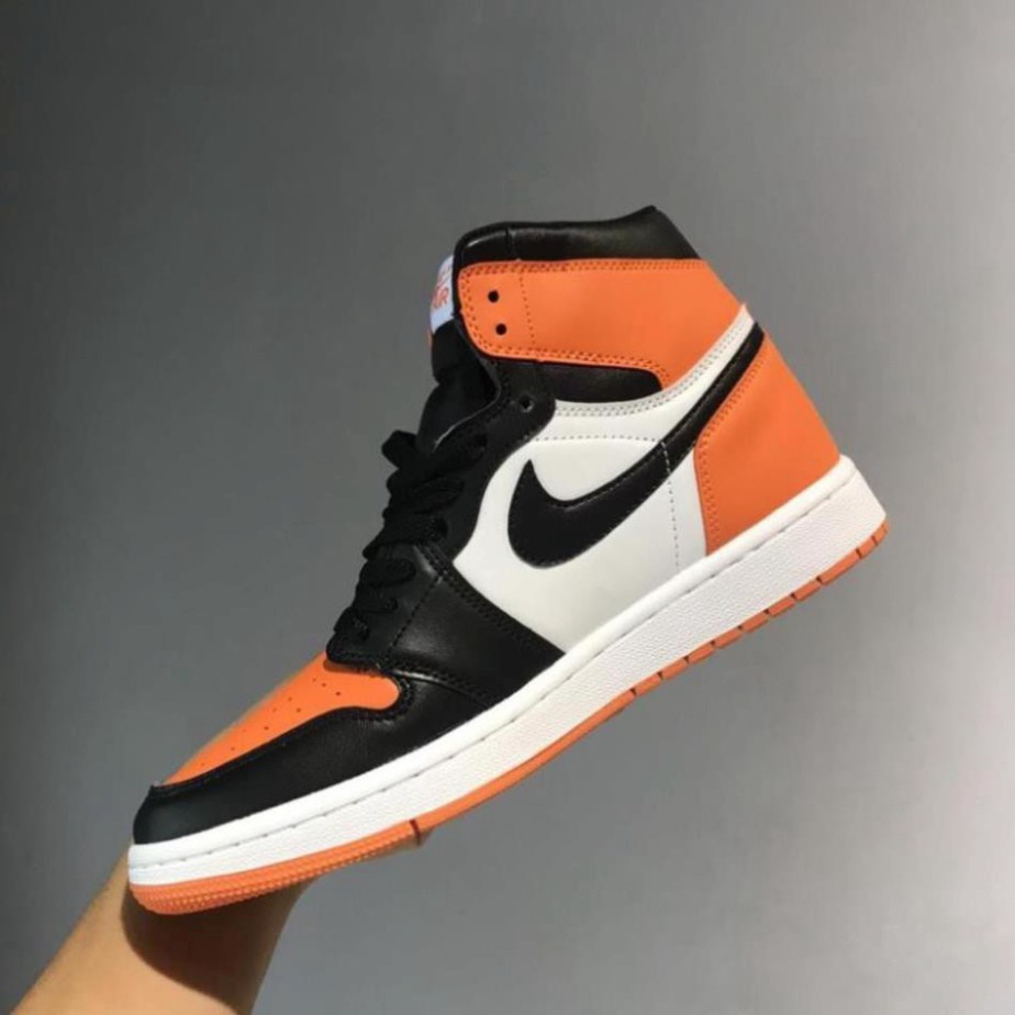 Giày thể thao Jo--dan 1🔥𝐒𝐢ê𝐮 𝐑ẻ🔥 cam đen cao cổ, Giày JD cam cao nam nữ siêu hot 2021 [ Full Box Bill ] | BigBuy360 - bigbuy360.vn