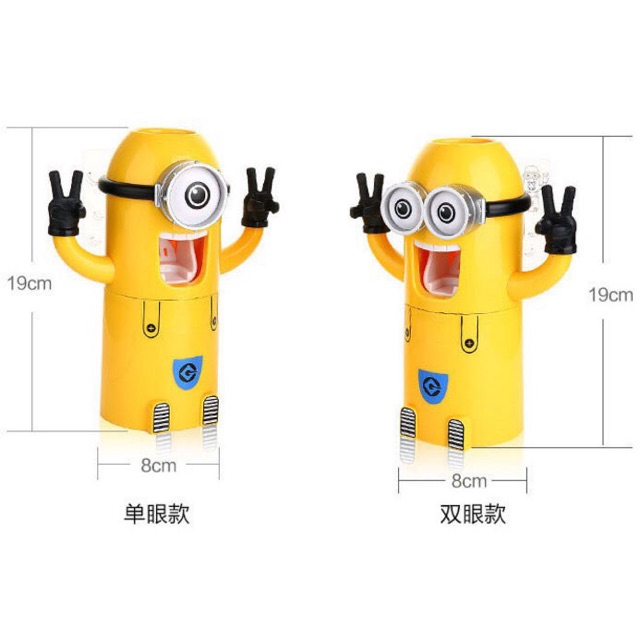 [Mã LIFEXANH03 giảm 10% đơn 500K] BỘ NHẢ KEM ĐÁNH RĂNG MINION