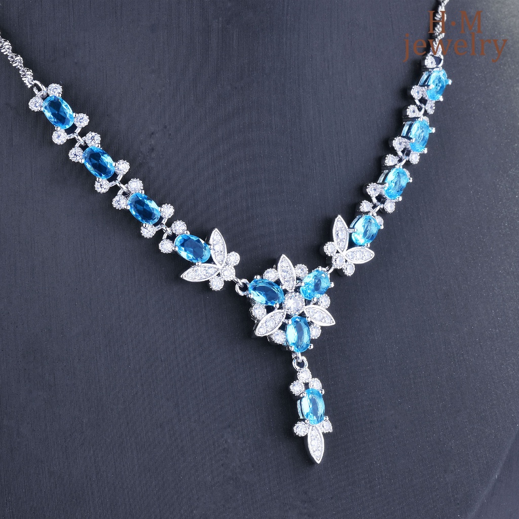 Vòng cổ Mặt Bướm Đính Đá Sang Trọng