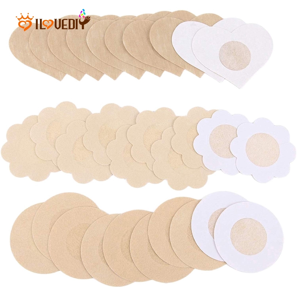 Set 5 Cặp Dán Nhũ Hoa Từ Silicon