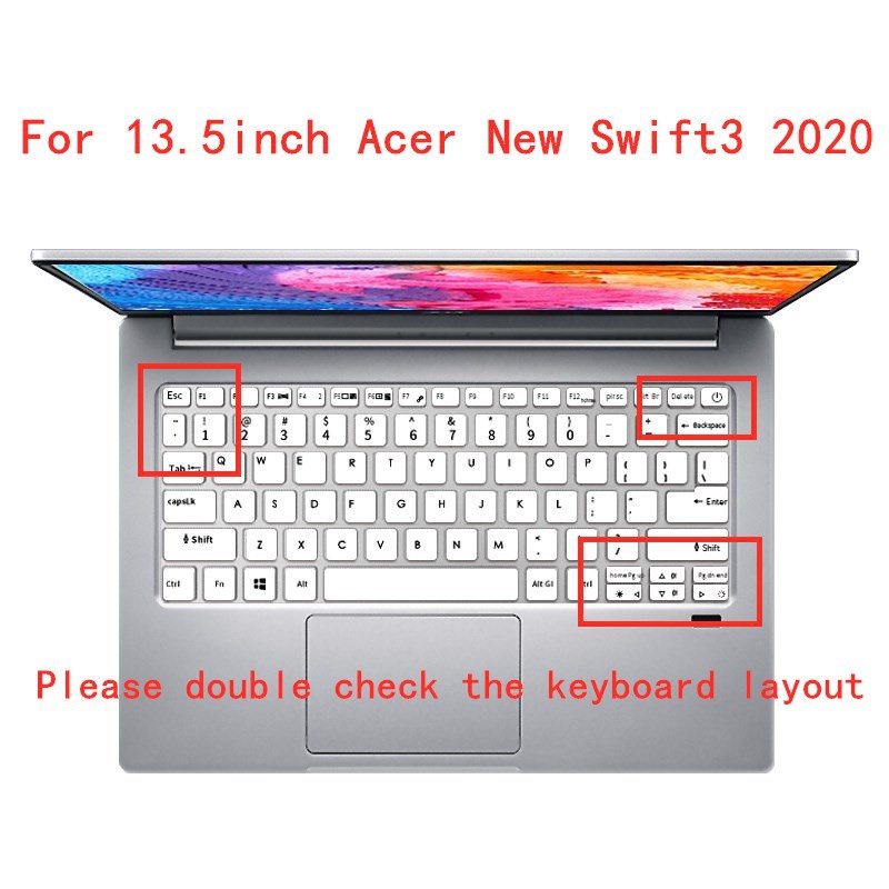 Vỏ Bọc Bàn Phím Chống Bụi Chống Thấm Nước Cho Acer New Swift 3 2020 13.5inch