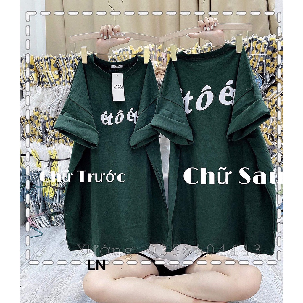 Áo phông ét ô ét chất cotton su 3C5T