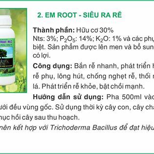 KÍCH THÍCH RA RỄ - EM ROOT SIÊU RA RỄ HLC CHAI 500ML - KÍCH RỄ CỰC MẠNH, KÍCH CHỒI, XANH LÁ