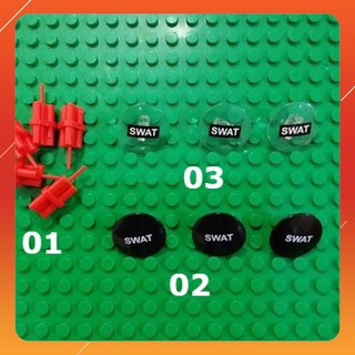 Đồ Chơi COMBO 3 Phụ Kiện Cho Cảnh Sát Đặc Nhiệm NO.1114 Cảnh Sát Swat Mới Nhất