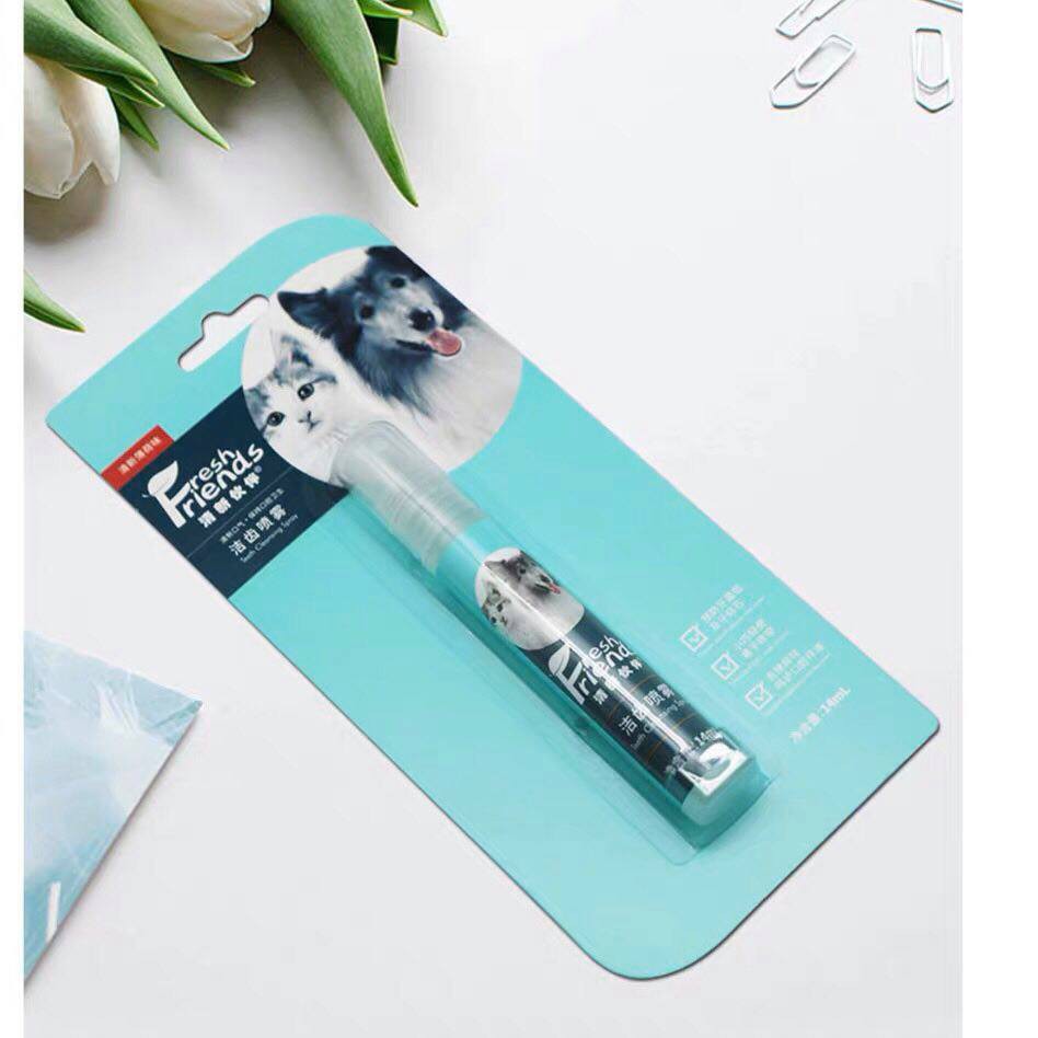 Xịt Thơm Miệng Cho Chó Mèo Fresh Friend 14ml