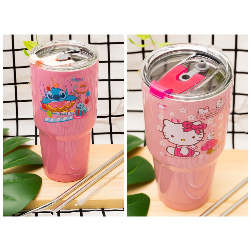 Ly Giữ Nhiệt Loại Tốt 900ml Họa Tiết Cartoon Dễ Thương Cho NỮ | BigBuy360 - bigbuy360.vn