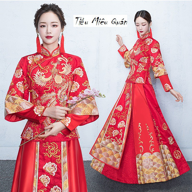 Hỷ phục tân nương, váy cưới cổ trang giá rẻ