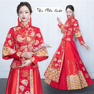 Hỷ phục tân nương, váy cưới cổ trang giá rẻ