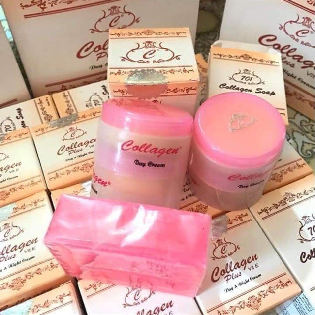 Set Kem collagen plus vit E Thái lan