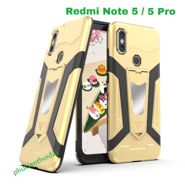 Ốp lưng Xiaomi Redmi Note 5 / Note 5 pro Iron Man Iring chống sốc mẫu mới CD