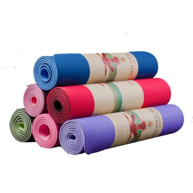 [Giá Gốc] Thảm Tập Yoga 2 Lớp TPE Dày 8mm Tổng Kho Giá Sỉ