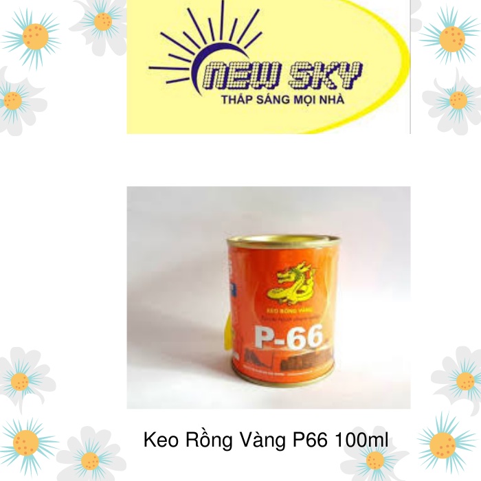 Keo Rồng Vàng P66 100ml (Keo dán đa năng)