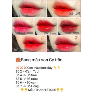 Son tint Gy trần màu 1-2-3