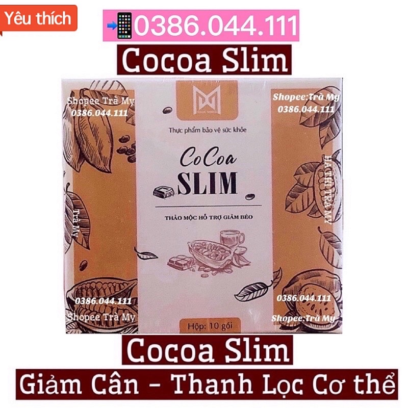 [Mã 44FMCGSALE giảm 8% đơn 500K] [CAM KẾT HÀNG CHÍNH HÃNG] Thực Phẩm Chức Năng Cocoa Slim MẪU MỚI Cực Mạnh