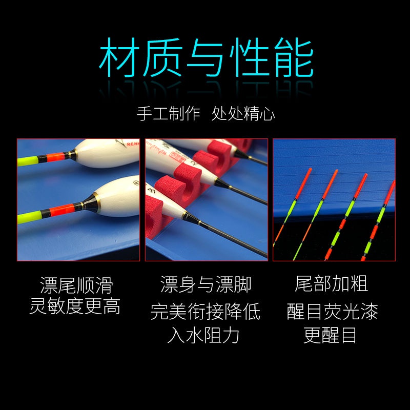 Bộ Hộp Phao Câu Cá + 7 Phao Câu Cá Điện Tử Nano Phát Sáng Đa Năng