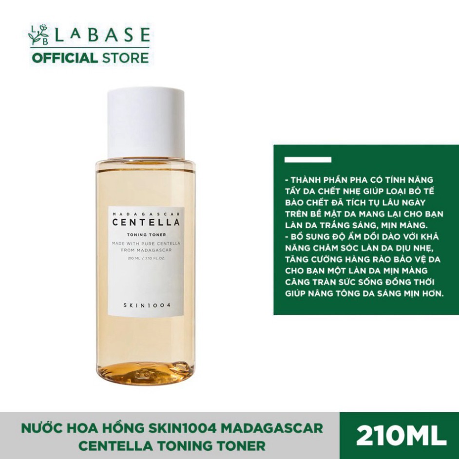 Toner Rau Má Dịu Nhẹ Skin1004 Madagascar Centella Toning 210ml XZ