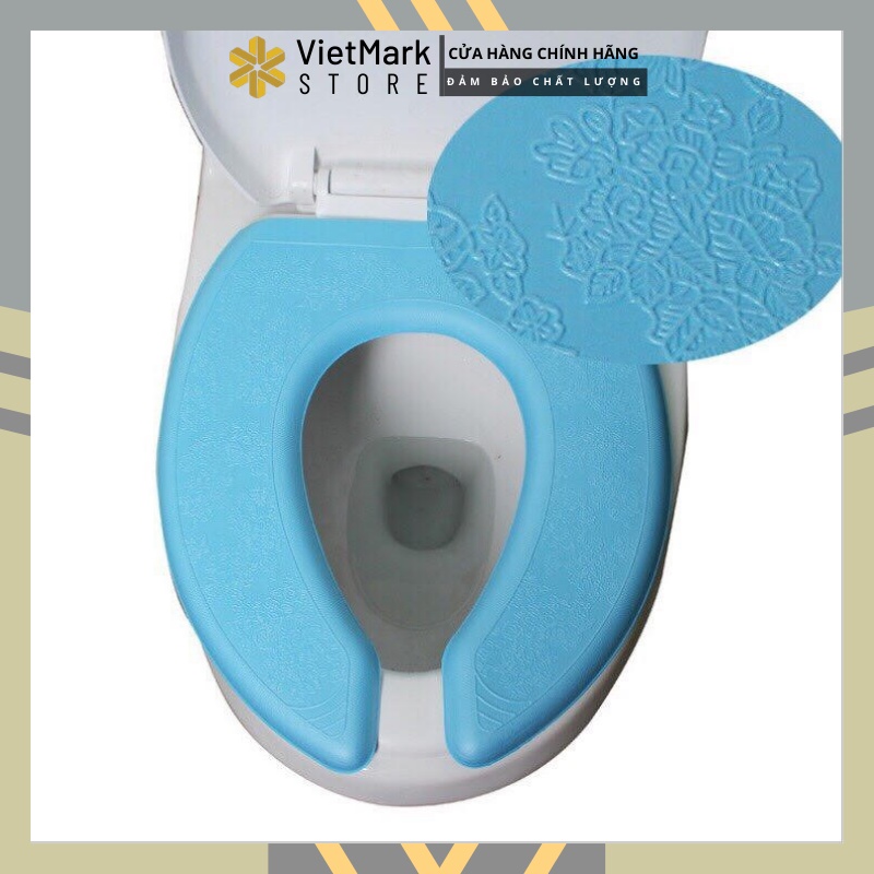 Miếng lót bồn cầu cao su mềm mịn, chất lượng chống lạnh cao cấp